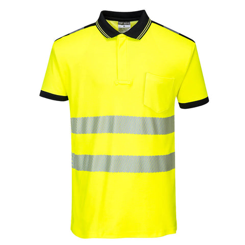 PW3 Hi-Vis Short Sleeve Polo Shirt